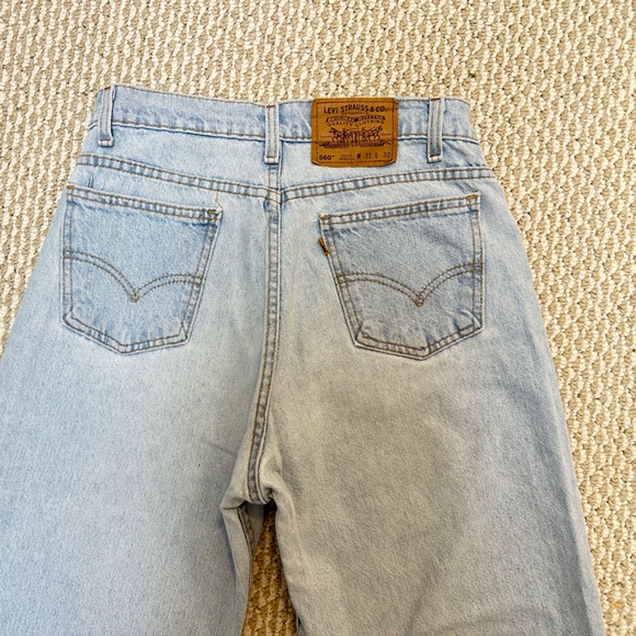 Vintage Levi’s Orange Tab Loose Light Wash 31x34 Tapered - Picture 6 of 14